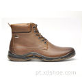 Bota masculina casual de couro